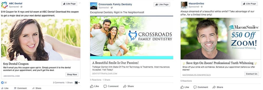 Dentixtry - Dental Practices facebook ads