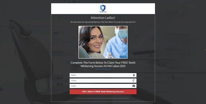 Dentixtry | Digital Marketing For Dental Practices | Facebook Ads Landing Page